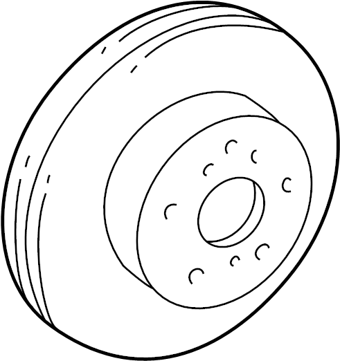 View 4351252050 Disc Brake Rotor (Front) Full-Sized Product Image