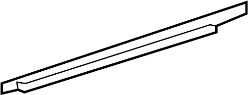 View 6816052150 Belt molding. Weatherstrip Assembly. (Front) Full-Sized Product Image
