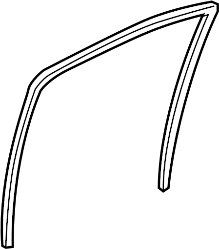 View 6815252141 Run Weatherstrip. Run, Door Glass. (Rear) Full-Sized Product Image