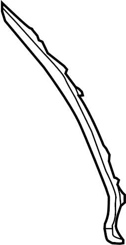 View 531240D210 Grille Molding (Upper, Lower) Full-Sized Product Image