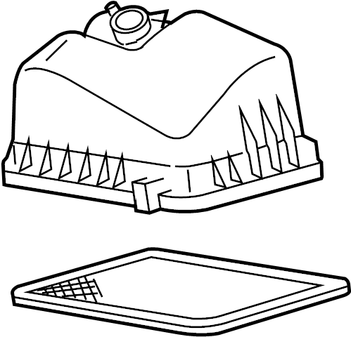 View 1770521100 Air. Cover. Cleaner. (Upper) Full-Sized Product Image