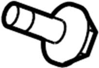 View 90109W0005 Catalytic Converter Bolt. Exhaust Manifold Bolt and Spring. Pipe Bolt. (Front) Full-Sized Product Image