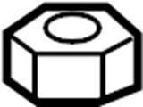 View 9008017221 Nut. Arm. (Front, Rear, Upper, Lower) Full-Sized Product Image