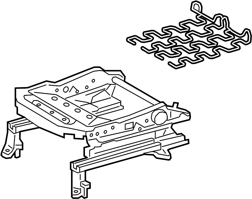 View 7162052222 Seat Frame (Front) Full-Sized Product Image