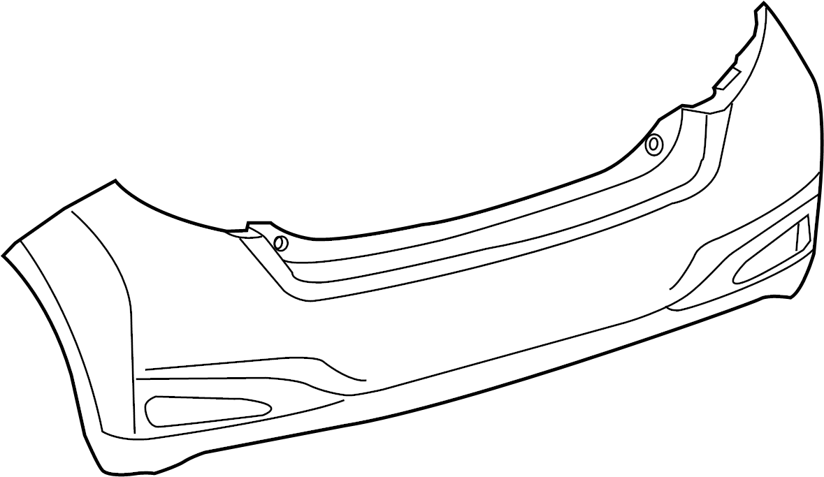 View 5215952966 Bumper Cover (Rear) Full-Sized Product Image