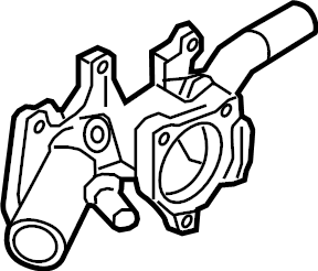 View 16323WB002 Engine Coolant Thermostat Housing Full-Sized Product Image