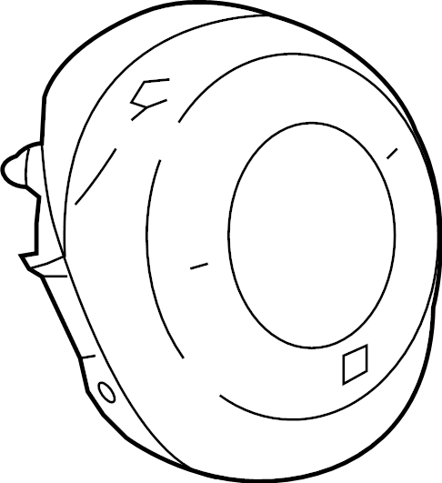 View 45130WB005 Steering Wheel Air Bag Full-Sized Product Image