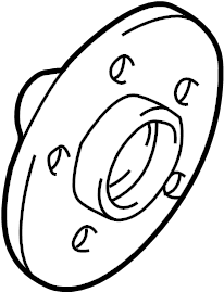 View 4350242010 Wheel Hub (Front) Full-Sized Product Image