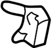View 7503935070 Wheel Arch Molding Clip Full-Sized Product Image