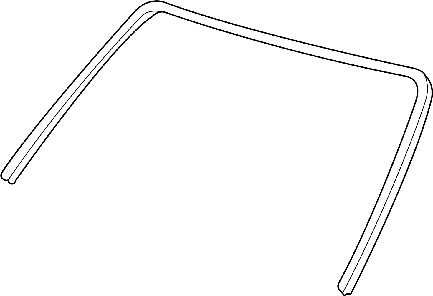 View 7553335030 Windshield Molding (Upper) Full-Sized Product Image