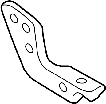 View 5179635010 Running Board Mounting Bracket Full-Sized Product Image