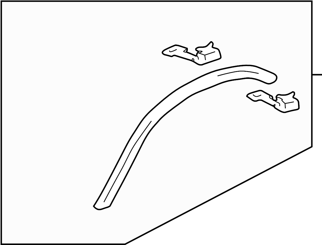 View 7508735020 Wheel Arch Molding (Lower) Full-Sized Product Image