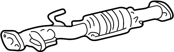 View 1745062050 Catalytic Converter (Front) Full-Sized Product Image