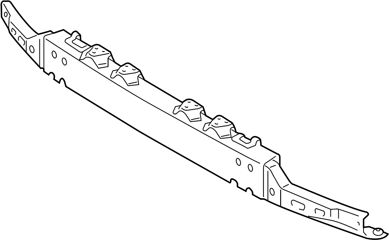 View 5202160120 Bumper Impact Bar (Front) Full-Sized Product Image