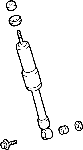 View 4853169835 Suspension Shock Absorber Full-Sized Product Image