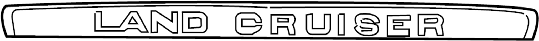View 7544160500B4 Hatch Emblem Full-Sized Product Image