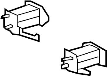 View 5202535050 Bumper Impact Bar Bracket (Front, Lower) Full-Sized Product Image