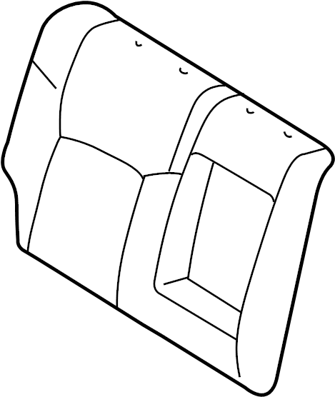 View 710773D470B0 Seat Back Cushion Cover (Rear) Full-Sized Product Image