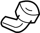 View 8539135020 Back Glass Washer Nozzle (Rear) Full-Sized Product Image