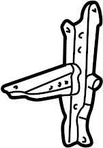 View 5320935010 Hood Latch Support Full-Sized Product Image