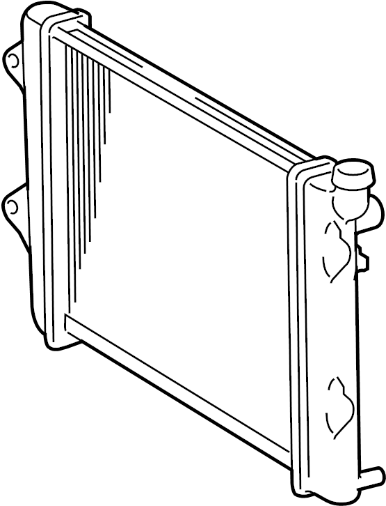 View 16410AZ013 Radiator, MVP.  Full-Sized Product Image