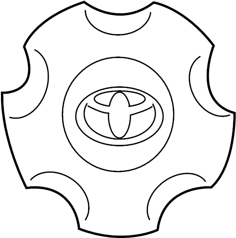 View 4260B60030 Wheel Cap Full-Sized Product Image