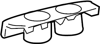 View 6699260010E0 Interior Quarter Panel Cup Holder Full-Sized Product Image
