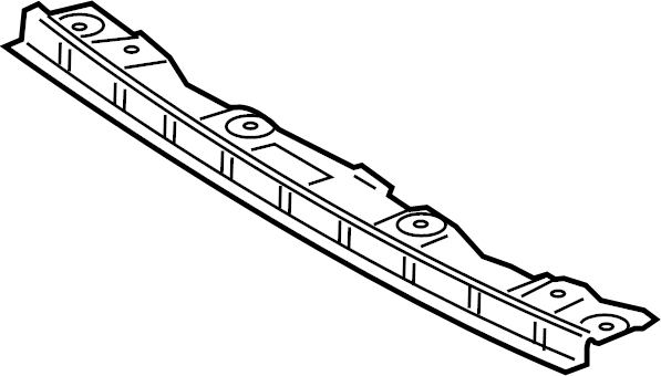 View 5252135040 Center support. Retainer, Bumper. (Front, Upper) Full-Sized Product Image
