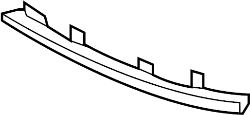 View 5267535020 Insert. Spoiler. Support, Bumper. (Left, Front) Full-Sized Product Image