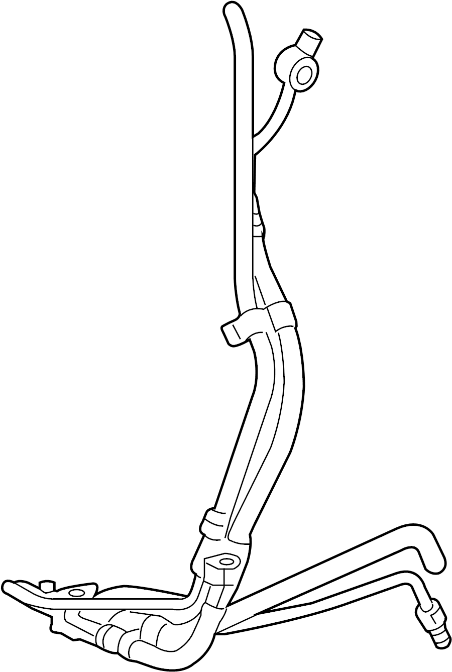 View 4441060790 Power Steering Pressure Hose Full-Sized Product Image
