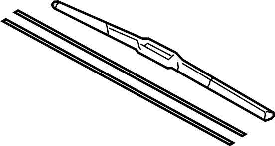 View 8522252180 Windshield Wiper Blade (Left, Front) Full-Sized Product Image
