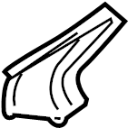 View 5386735020 Cowl Cover Seal (Front) Full-Sized Product Image