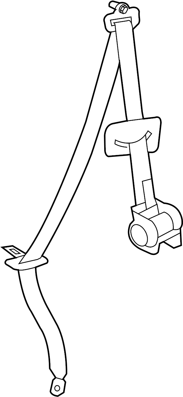 View 7357035020C0 Belt Assembly, NO.2 S. Belt, Seat. Lap and Shoulder Belt. (Rear) Full-Sized Product Image