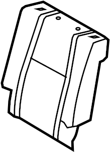 View 7107835800C2 Cover SUB - Assembly, S. Seat back Cover. (Rear) Full-Sized Product Image