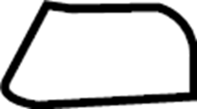 View 7461660040E0 Interior Grab Bar Cap (Front) Full-Sized Product Image