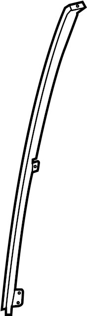 View 6740735050 Door Window Division Bar (Rear) Full-Sized Product Image