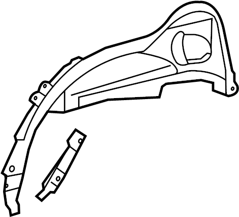 View 6163135905 Wheel Housing Side Panel Full-Sized Product Image