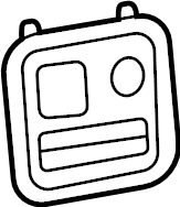 View 8553635010 Accessory bezel. BEZEL, POWER OUTLET.  Full-Sized Product Image