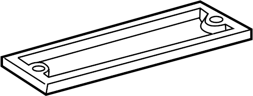 View 8127195J07 License Plate Light Lens (Left) Full-Sized Product Image