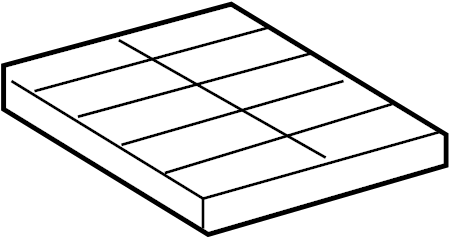 View 8713976010 Cabin Air Filter Full-Sized Product Image