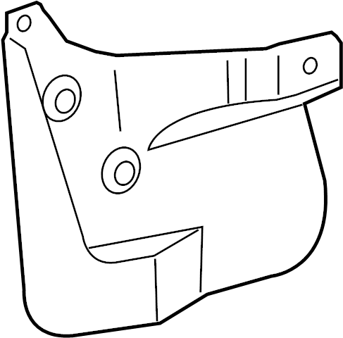 View 7662260120 Mud Flap (Front) Full-Sized Product Image