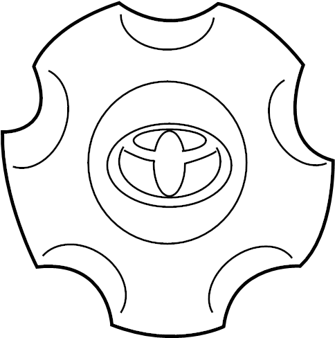 View 4260B60260 Wheel Cap Full-Sized Product Image
