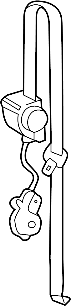 View 7332060181A0 Seat Belt Lap and Shoulder Belt (Rear) Full-Sized Product Image