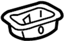 View 7995360010E1 Seat Latch Cover Full-Sized Product Image