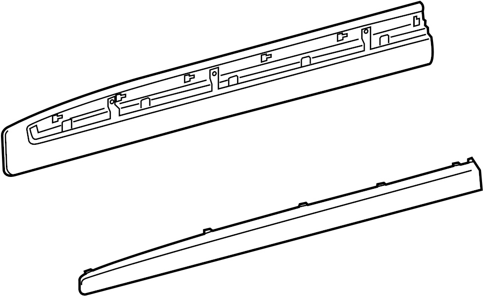 View 7507260110A0 Door Molding (Front, Upper, Lower) Full-Sized Product Image