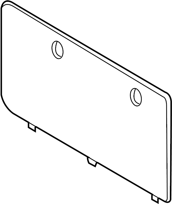 View PC3Z28425A34BA Tailgate. Cover. (Lower) Full-Sized Product Image