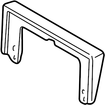 View 5212117070 License Plate Bracket (Front) Full-Sized Product Image