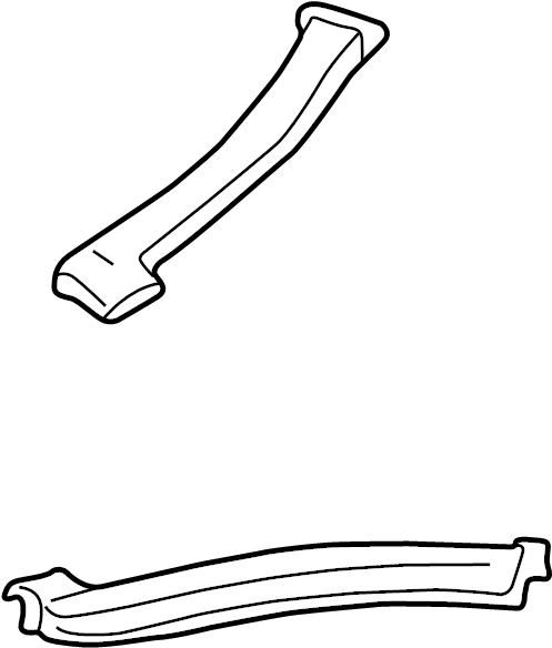 View 5321317040 Radiator Support Panel Reinforcement (Upper, Lower) Full-Sized Product Image