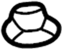 View 9095001444 Hood Panel Grommet Full-Sized Product Image