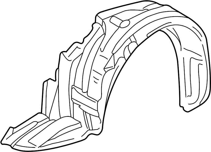 View 5380617020 Fender Splash Shield (Front, Rear, Upper) Full-Sized Product Image